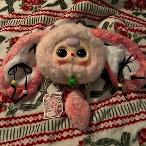 Baby three lucky rabbit zipper bag-new